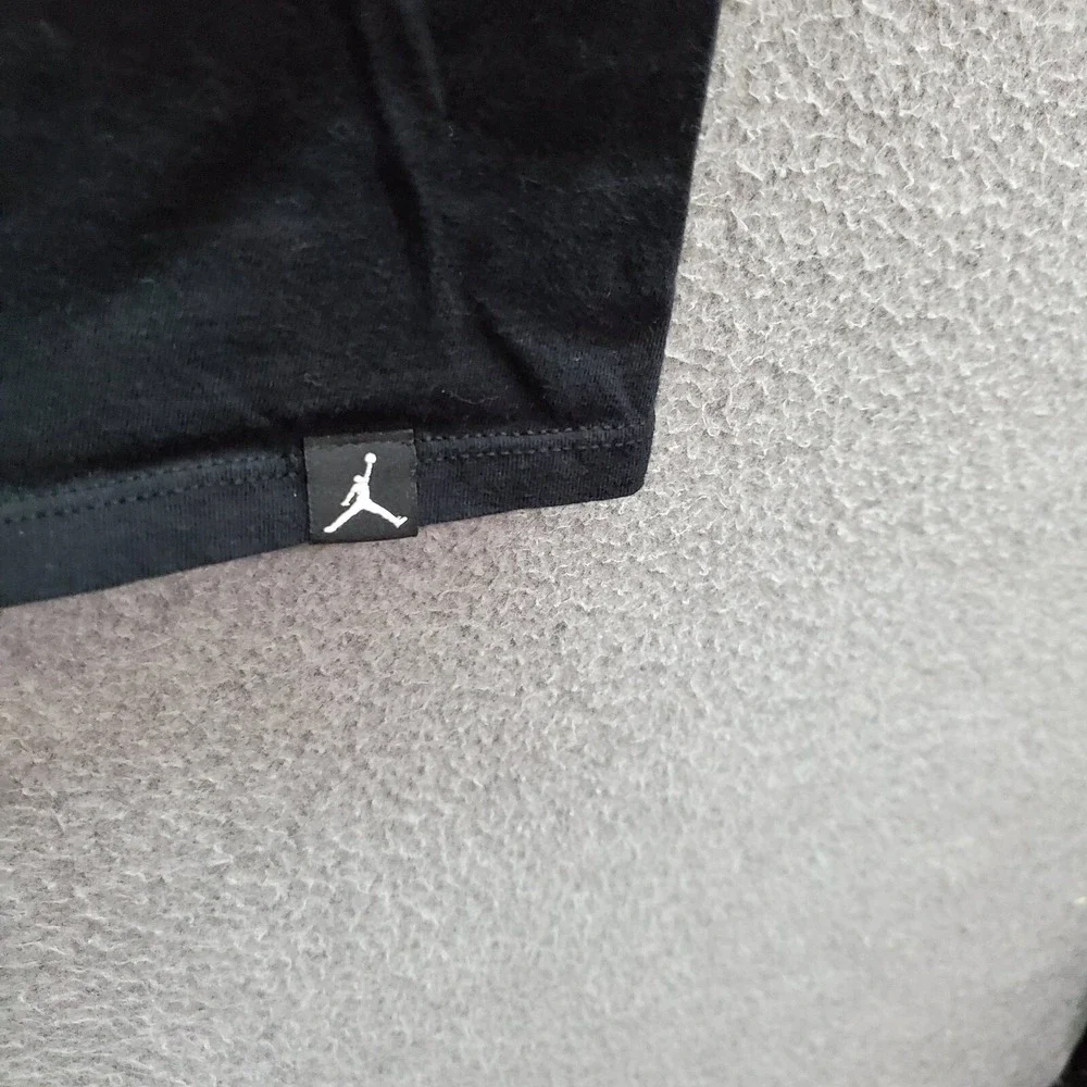 Air Jordan Men T-Shirt Medium‎ Black Respect Above All Jumpman Logo Tee
